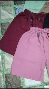 Celana Anak Perempuan Crinkle Pendek/Celana Kulot Crinkle Pendek Anak Cewek/Kulot Crinkle Anak