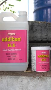 Additon HE Bahan Campuran Beton Ukuran 1Kg Mempercepat Pengerasan Beton Kuat Kokoh Kedap Air