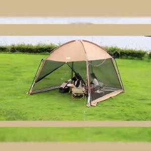 【รับประกัน10ปี】 เต้นท์แคมป์ปิ้ง เต็นท์ครอบครัว กันแดดและกันฝน ตาข่ายป้องกันแมลง ระบายอากาศรอบทิศ รองรับ 18 คน