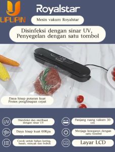 UPUPIN Mesin Vacum Sealer Makanan: Alat Vakum Makanan & Penyegel Otomatis