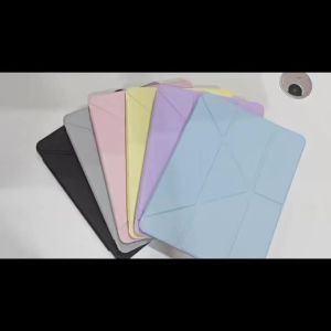 Ốp Lưng Nhẹ Có Thể Gập Lại Bằng Acrylic Cho iPad Thế Hệ Thứ 5-11 & Air 4/5/6/7 Pro 11 2018-2022 - Vỏ Bảo Vệ Giả Da Chống Sốc