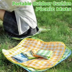 Portable Camping Mat Outdoor Sitting Pad Waterproof Hiking Seat Pad Foldable Sitting Mat Travel Cushion for Park Picnic Hiking
