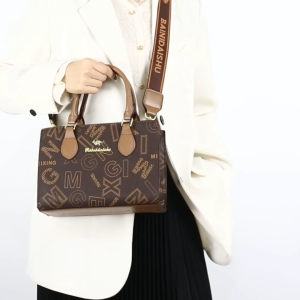 BJ43898 - KHAKI/COFFEE TAS SLEMPANG HANDBAG TAS WANITA FASHION IMPORT MODIS ELEGAN TERMURAH TERLARIS TERBARU TAS BATAM BQ3898
