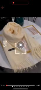 MAYSTAR Syal Korea Cashmere Immitation Fashion Winter Autumn Musim Dingin Syal - 2