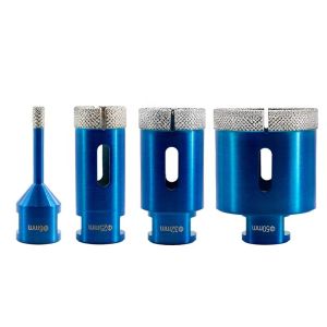 JUSTINLAU Dry Diamond Drilling Core Ceramic Tile Hole Saw Cutter Granite Marble Drill Bits Tiles Crowns with M14 Thread Opener