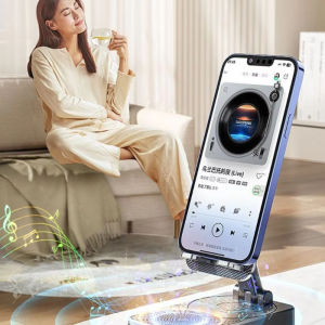 Giá Đỡ Điện Thoại Di Động Đa Chức Năng 3 Trong 1 Loa Bluetooth Power Bank Giá Đỡ Để Bàn Có Thể Gập Lại Với Âm Thanh Vòm 3D