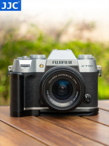 JJC | Aluminum Quick Release Plate Grip For Vertical Shooting Non-slip Silicon Vintage Camera Handle