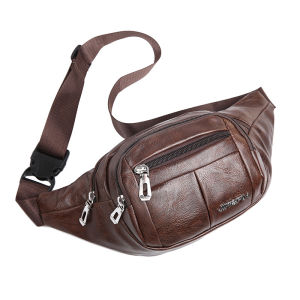 กระเป๋าหนังคาดอก กระเป๋าคาดเอว ช่องเยอะทรงเท่ กระเป๋าผู้ชายและหญิง ผ้าPU