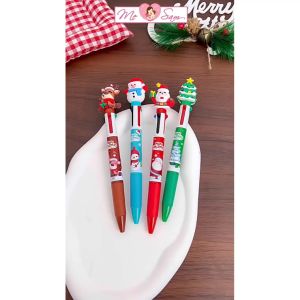 Bút bi 4 màu noel bút 4in1 bút viết giáng sinh dễ thương cute Thế Vinh Store