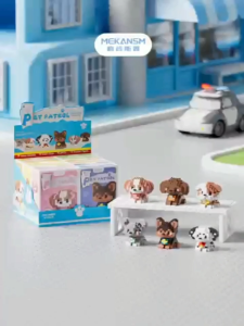 Mini Building Block Toys Cat Dog Pet Childrens Building Blocks Toy Birthday Gift