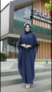 MYREDO - Kaftan Wanita Muslimah Lapis Furring Permata | Kaftan Busui Friendly Kaftan Ratina