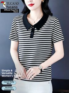 TUCANO | Polo Collar Stripe T Shirt