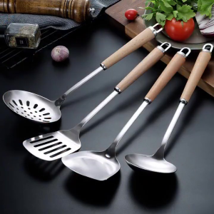 Stainless Steel Spatula and Turner Set - Rust-Resistant for Flipping Frying and Everyday Cooking