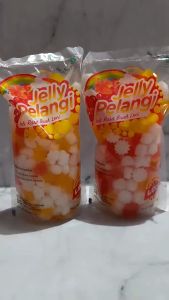 Rainbow Jelly Pelangi Rasa Leci 500 Gram Halal Toping Jeli Campuran Es Buah Jely Nata De Coco Murah