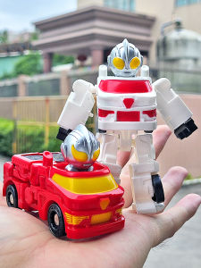 Transforming Robot Toys for Boys with Jointed Skeletons Superhero Dolls Car Robot Models Childrens Playtime Fun