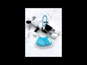 Key Ring Holder Organizing Tool Key Disk Classification Management Tag Keychain Label Identification Plastic Creative Gift