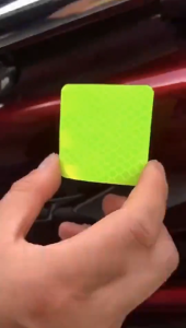 MI-C1349 Stiker Reflektor Uji Pemantul Cahaya Body Bumper Kendaraan Truk Mobil / Stiker 3D Lampu