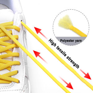 Metal Capsule Lock Shoe Laces No Tie Shoelaces Capsule Metal Buckle Tieless Elastic Lazy Shoelace