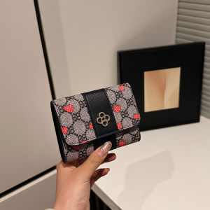 2025 New Long Wallet Womens Retro Minimalist Design Multi-Card High Capacity Short Money Clip Elegant Sensation Durable PU