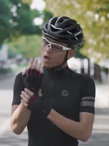 RockBros | Thickened Silicone Anti-Shock Gloves Cycling Gloves ½ Finger