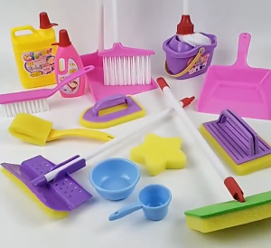 【Dargly】ทำความสะอาดของเล่นเด็ก ไม้กวาดเด็ก ไม้ถูสำหรับเด็ก ชุด4/7/16ชิ้น ของเล่นเสริมพัฒนาการ ของเล่นจำลอง