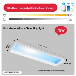 NIOYE | Natural Light Blue Sky Effect Intelligent Ultra-thin 3rd Generation Skylight