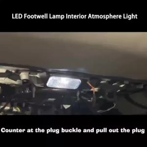 LED Car Interior RGB Footwell Light Atmosphere Lamp Accessories For VW Golf 4 5 6 Passat B5 B6 B7 B8 CC Transporter T5 T6 Eos UP