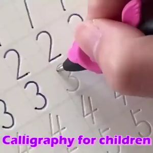 4 Books/Set Copybook Kids English Learning Calligraphy Magic Books With Pen Childrens Writing books GK-001