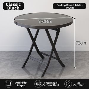 MOLORE | Foldable Tempered Glass Small Table