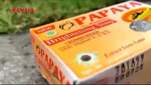 1 Lusin Sabun Papaya By Mamaya Brightening Soap 70 & 135 Gr Sunscreen BPOM
