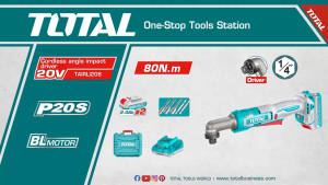 TOTAL Cordless Angle Impact Driver TAIRLI2081