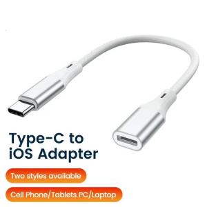 Cáp Chuyển Đổi Type C Sang Lightning 60W Hỗ Trợ Sạc Nhanh Và Truyền Dữ Liệu Đầu Nối iOS Đực Sang Cái Dành Cho iPhone 15 Máy Tính Bảng Máy Tính Xách Tay