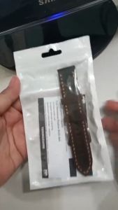 Tali Jam Tangan Kulit Sapi crazy horse cokelat JM22823 Bergaransi