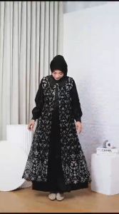 Gamis Lebaran Jumbo 2025 Terbaru Ukuran L XL XXL 3XL 4XL Muat Sampai BB 120Kg Paling Laris Viral