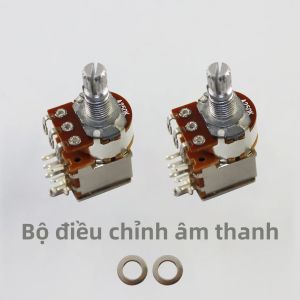 2 Chiếc Trục Con Lăn Dày 6MM Trục Ngắn 15mm Potentiometer Điều Chỉnh Âm Lượng/Tông Cho Guitar Điện/Bass Chất Liệu Đồng Nhôm Nhựa