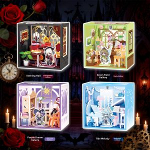 Educational Wizard Scene Light-up Assemble Dollhouse