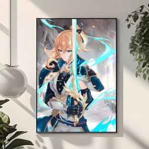 Kayou | Hot Game G-Genshin I-Impact J-Jean Poster Distinct Home Decor Concepts Chic Indoor Art Pieces