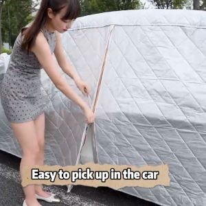 🛡️German Import🛡️ Car cover Car Body Kain Tutup penutup kereta selimut Protection Resistant Waterproof Rain Dust Uv Protection Silver Cover Outdoor Penutup Kain Selimut Kereta Penutup kereta  汽車罩