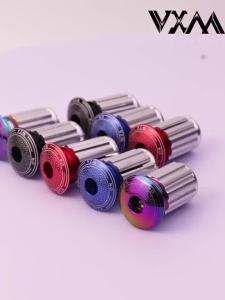 VXM | VXM Hợp Kim Nhôm Tay Lái Xe Đạp Đầu Cắm Nhiều Màu Tay Cầm Nắp Cho Xe Đạp Đường Bộ Phụ Kiện Thanh Tương Thích Với Đường Kính Kẹp 18mm