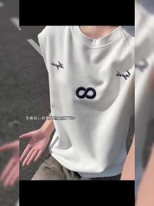 Embroidered Loose Mens T-Shirt