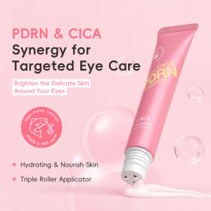 Laikou | LAIKOU PDRN CICA Eye Cream 20g Nourish Skin Brighter-Looking Eyes with Caffeine Niacinamide & Collagen
