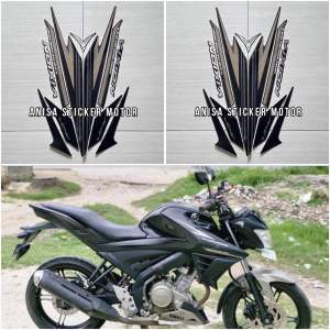 Stiker Striping Motor Vixion New Facelift 2017 2018 Hitam Dof