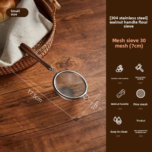 CAROTE | Home Use Stainless Steel Flour Sifter Baby Food Strainer Baking Tool