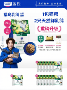 LEGENDSANDY | Thức Ăn Mèo Thô Từ Thịt Cải Tiến 1.5kg