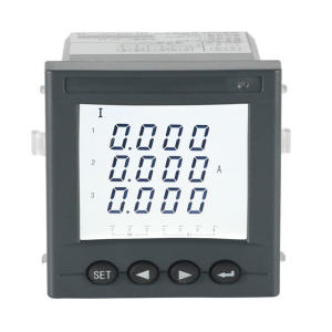 Acrel 3 Phase AMC72L-E4/KC Electric Data Logger Multi Function Dual Energy Measuring LCD Panel Power Meter RS485 Modbus-RTU 220V