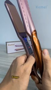 Kemei KM 471 Profesional Hair Straightener: Pelurus Rambut 2 In1 Curly Dan Pelurus Rambut Profesional Salon