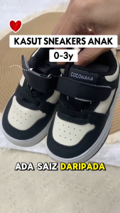 Coconana Kids Sneakers Baby Boy 0-3 yrs Kids Shoes Toddler Sport Shoes PU Leather Velcro Strap Anti Slip Soft Casual