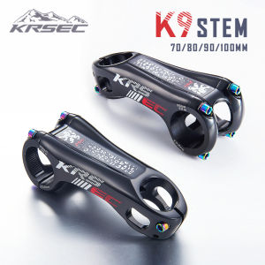 KRSEC CNC Mountain Road Bike Stem Handlebar Stem Negative 20 Degrees 70mm 80mm 90mm 100mm Aluminum Alloy Bicycle Stem
