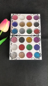 ชุดรวมผสมกากเพชรแต่งเล็บ ตลับ 12 สี