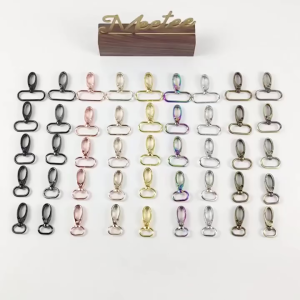 5pcs Swivel Strap Buckles Lobster Clasps Carabiner Metal Snap Hooks for DIY Key Chain Bag Sewing Accessories